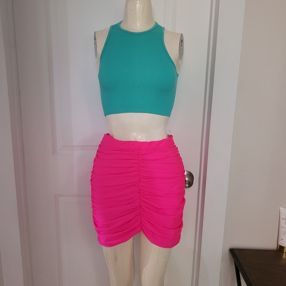 Medium pink skirt it's actually mistress rocks